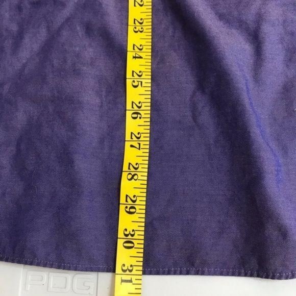 Calvin Klein Mens Purple Button Front Shirt - Picture 5 of 11